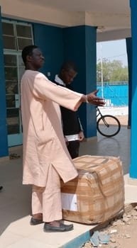 Saikuna Sibi addresses the pupils